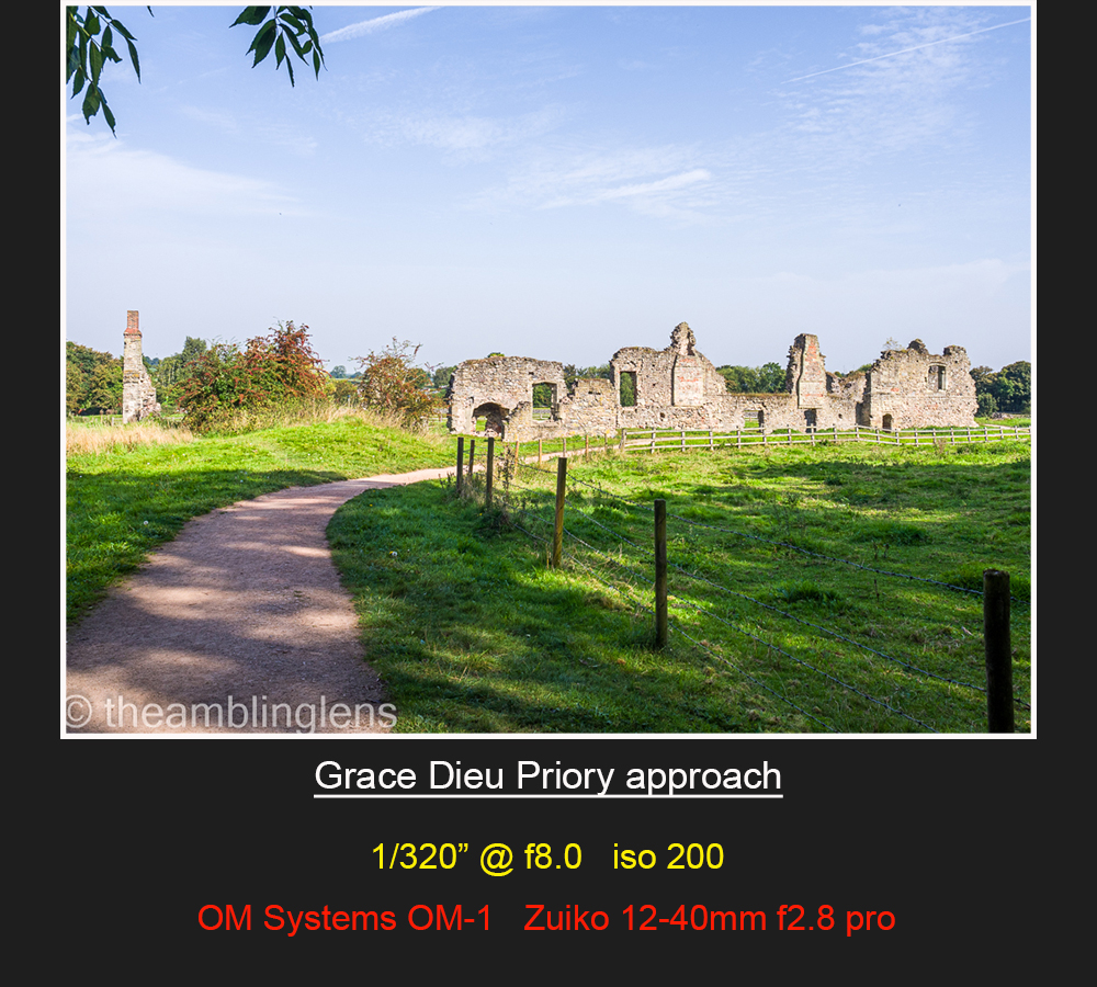 Grace Dieu Priory approach